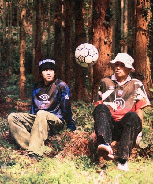 umbro tシャツ XLARGE×UMBRO S/S SOCCER JERSEY メンズ