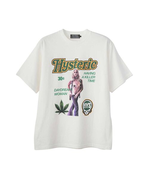 残り僅か！【ヒステリックグラマー】DAYDREAM WOMAN Tシャツ HYSTERIC GLAMOUR - DAYDREAM WOMAN Tシャツ / ブラック | Tempt
