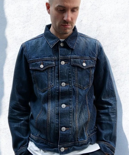 TMT デニムジャケット gジャン 12oz SOFT DENIM TRUCKER JACKET (TYPE
