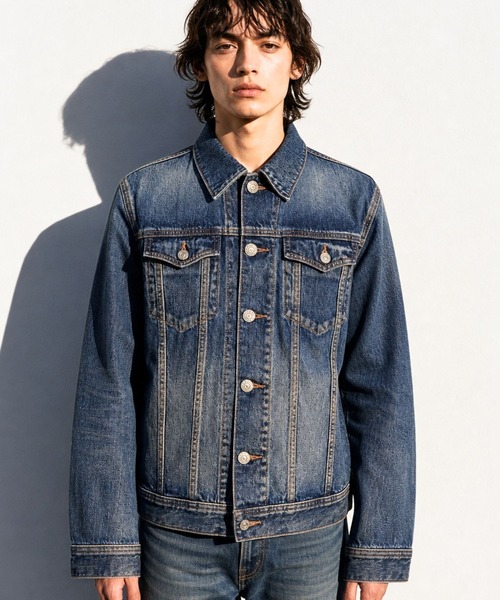 TMT デニムジャケット gジャン 12oz SOFT DENIM TRUCKER JACKET (TYPE