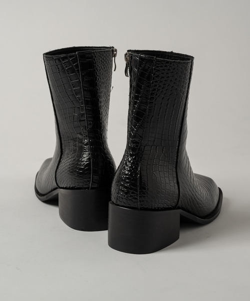 「soerte」 ブーツ 41 ブラック メンズ_画像6