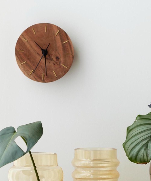 TIMELESS COMFORT（タイムレスコンフォート） 時計 BRASSと木の掛け