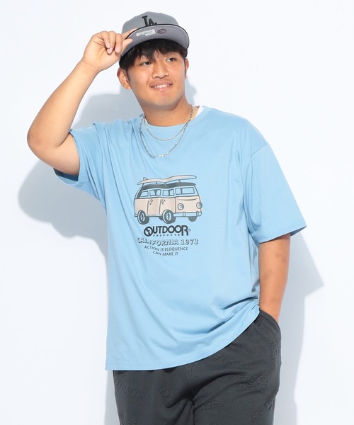 OUTDOOR PRODUCTS tシャツ (アウトドアプロダクツ) 車プリント