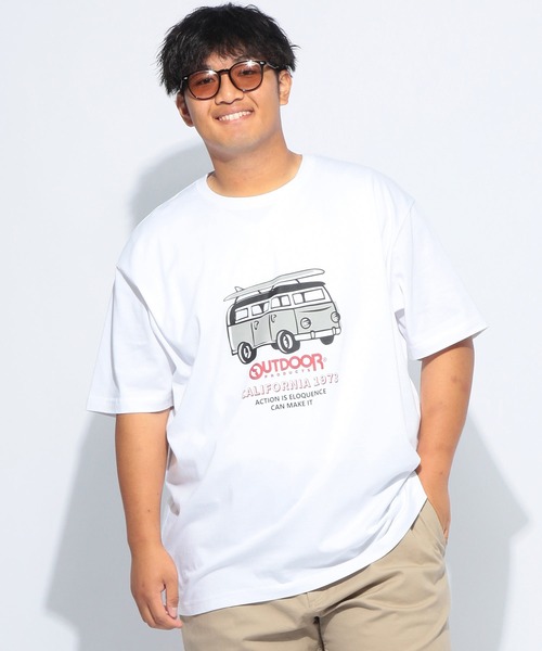 OUTDOOR PRODUCTS tシャツ (アウトドアプロダクツ) 車プリント
