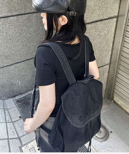 SPINNS デイバック リュック グランジデニムナップサック/ユニ