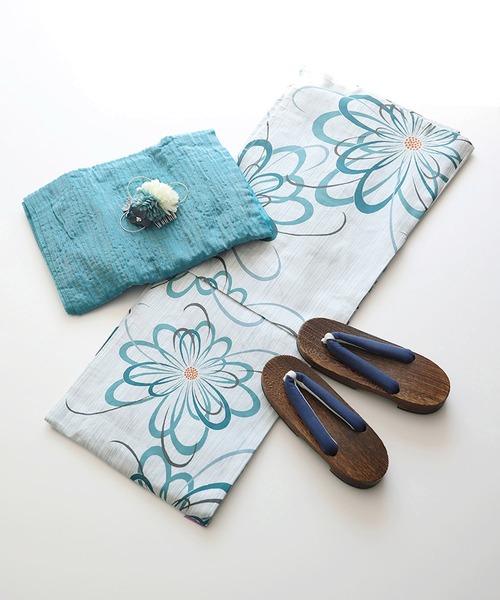 値下げしましたhana 浴衣　ハンドメイド HANA collaboration YUKATA | june -little closet-