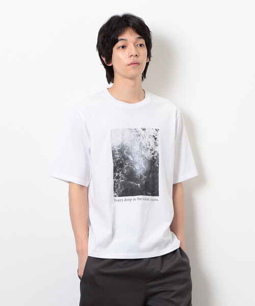COMME CA ISM（コムサイズム） tシャツ 「接触冷感」 Feel-Cool フォト
