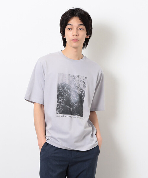 COMME CA ISM（コムサイズム） tシャツ 「接触冷感」 Feel-Cool フォト
