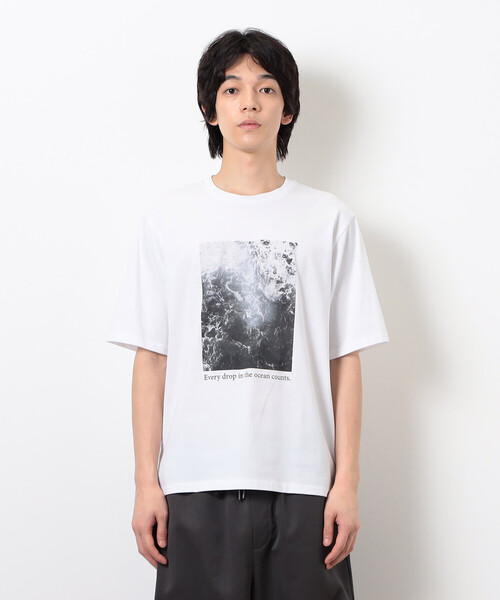 COMME CA ISM（コムサイズム） tシャツ 「接触冷感」 Feel-Cool フォト