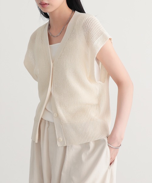 楽天市場】【39％OFF】 ロング カーディガン ジレ レディース
