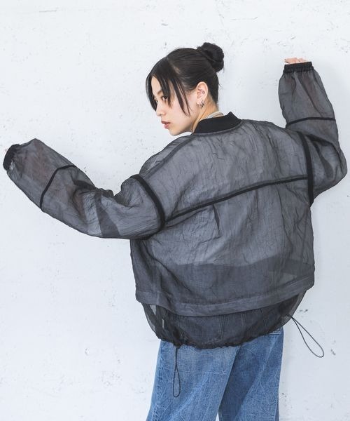 JEANASIS 「JEANASIS」 ジップアップブルゾン FREE ホワイト
