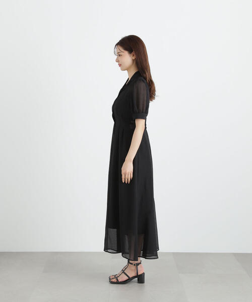 PROPORTION BODY DRESSING ワンピース シアーシャツワンピース