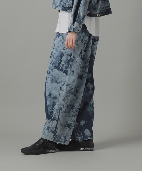 専用❣️です ZUCCa パンツ レーザーブリーチデニム / S レディース