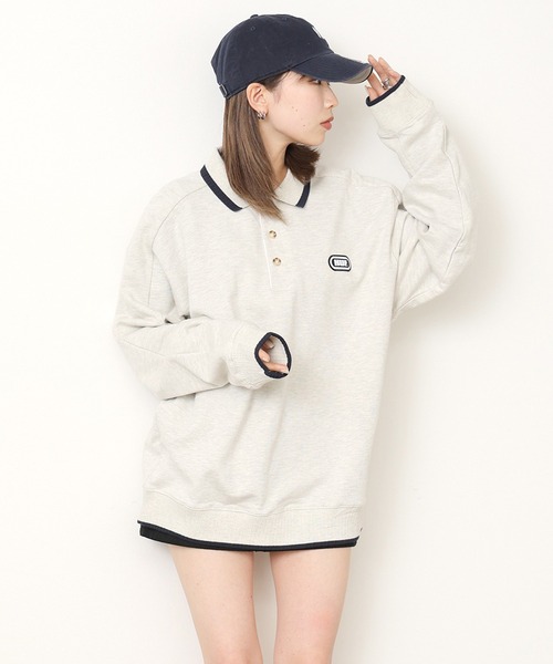 HUFポロシャツ　ベージュ　L HUF ポロシャツ HUF/ハフ ESSEX POLO FLEECE ニットポロ 長袖