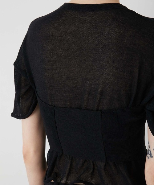 la peau de gem ニット セーター 「LA PEAU DE GEM」twin knit