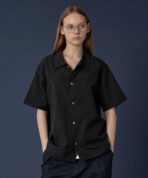 シャツ SILVER BUTTON REGULAR COLLAR SHIRT / シルバーボタンレギュラーカラーシャツ メンズ レディースの画像