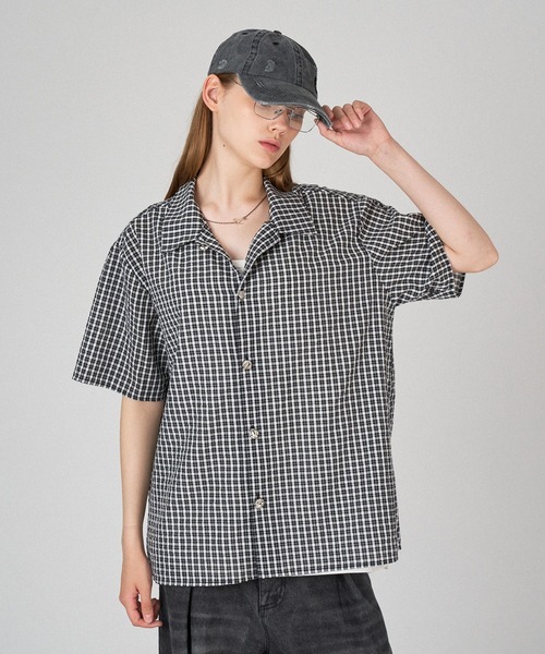 シャツ SILVER BUTTON REGULAR COLLAR SHIRT / シルバーボタンレギュラーカラーシャツ メンズ レディースの画像