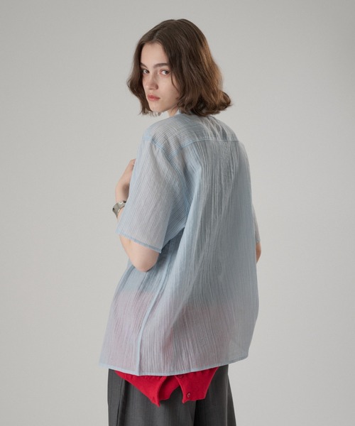 シャツ SILVER BUTTON REGULAR COLLAR SHIRT / シルバーボタンレギュラーカラーシャツ メンズ レディースの画像