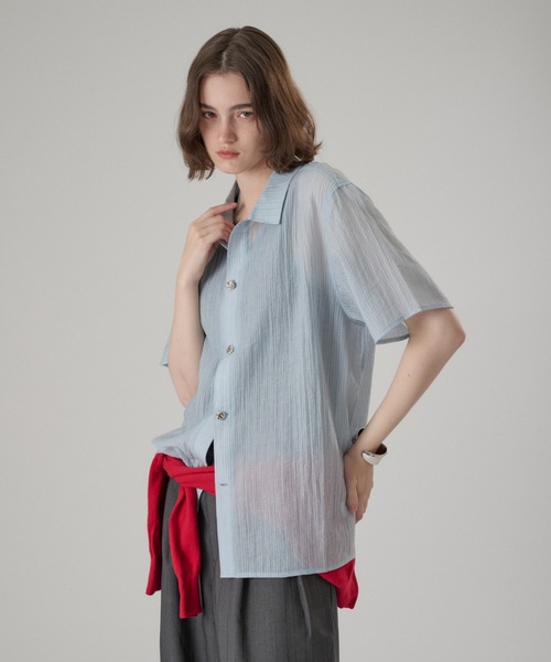 シャツ SILVER BUTTON REGULAR COLLAR SHIRT / シルバーボタンレギュラーカラーシャツ メンズ レディースの画像