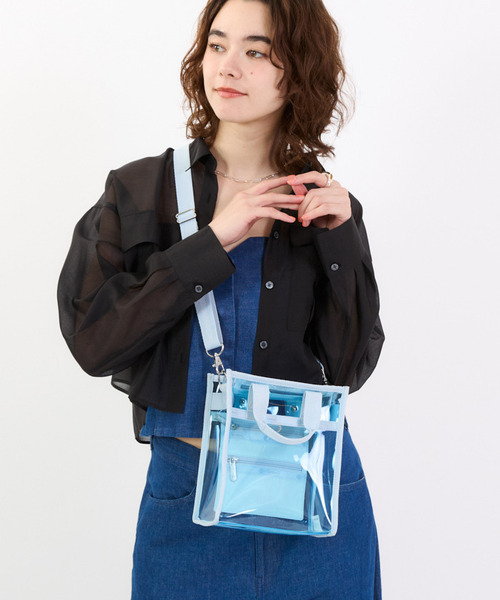 LeSportsac ショルダーバッグ バッグ CLEAR MINI N/S TOTE