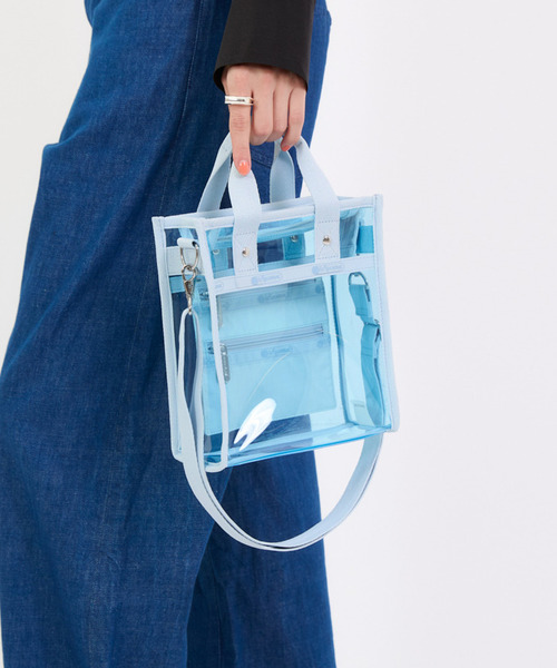 すぐ届く LeSportsac ショルダーバック CLEAR MINI N/S TOTE LeSportsac ショルダーバッグ バッグ CLEAR MINI N/S TOTE