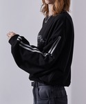 トレーナー スウェット ルーズ グラフィック ...の詳細画像5