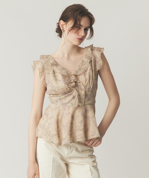 me&me couture ブラウス シャツ ブーケドゥボヌールブラウス  