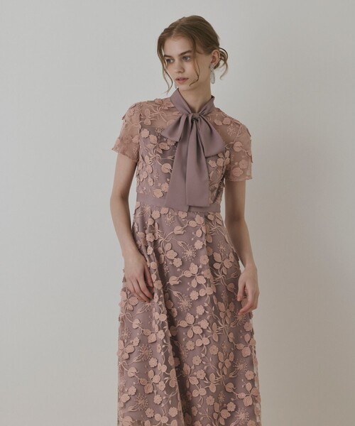 GRACE CONTINENTAL（グレースコンチネンタル） ドレス フラワ−フレ