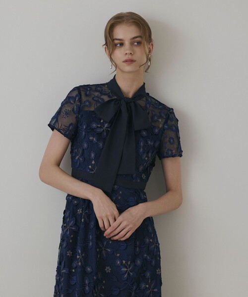 GRACE CONTINENTAL（グレースコンチネンタル） ドレス フラワ−フレ