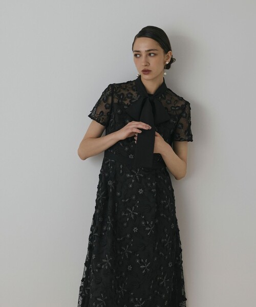 GRACE CONTINENTAL（グレースコンチネンタル） ドレス フラワ−フレ