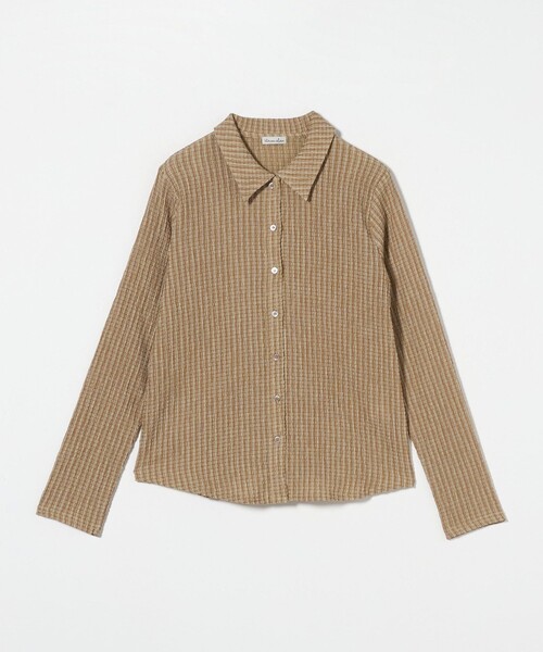 ブラウス シャツ 「Steven Alan」クレープ チェック ロングスリーブ シャツ レディース STEVEN ALAN ブラウス シャツ 「Steven Alan」クレープ チェック