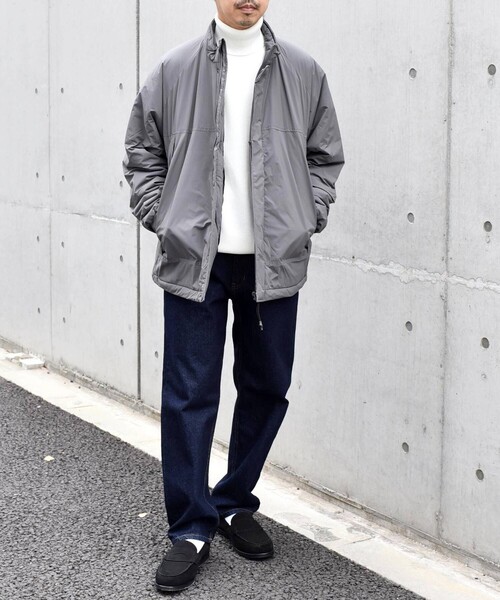 「HINSON」 ブルゾン SMALL グレー メンズ_画像3