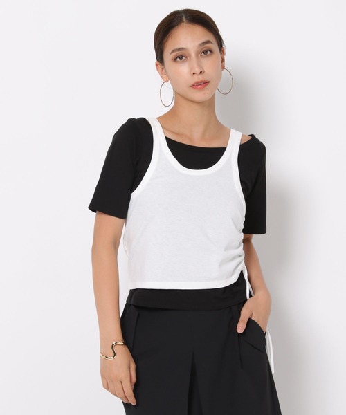 tシャツ 「HEREIAM」吸水速乾/バイカラーツインプルオーバー レディース