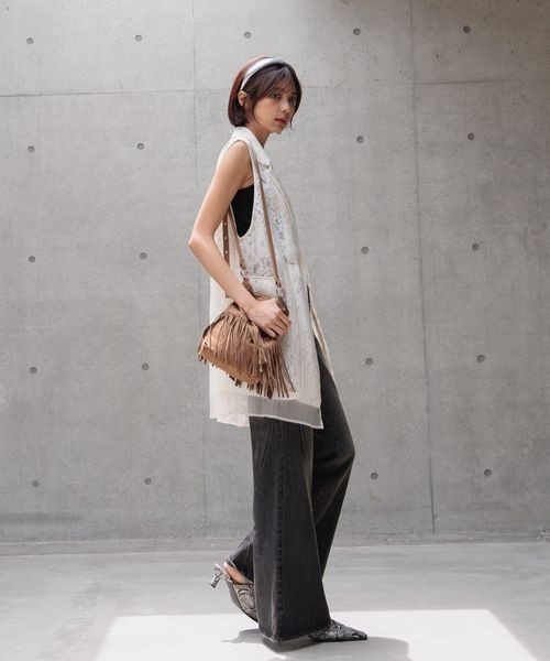 PAGEBOY tシャツ シアーレースジレ レディース : ZOZOTOWN Yahoo