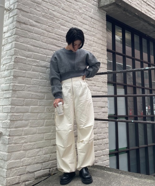 「CIAOPANIC」 「CPC SCAMP」カーゴパンツ SMALL ホワイト レディース