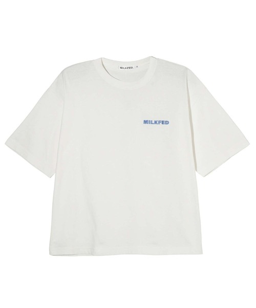「MILKFED.」 半袖Tシャツ L オフホワイト レディース
