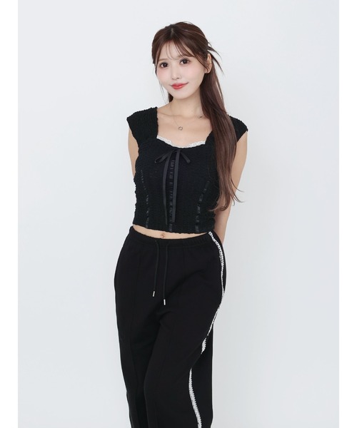 EATME（イートミー） tシャツ バレエリボンノースリーブ レディース 