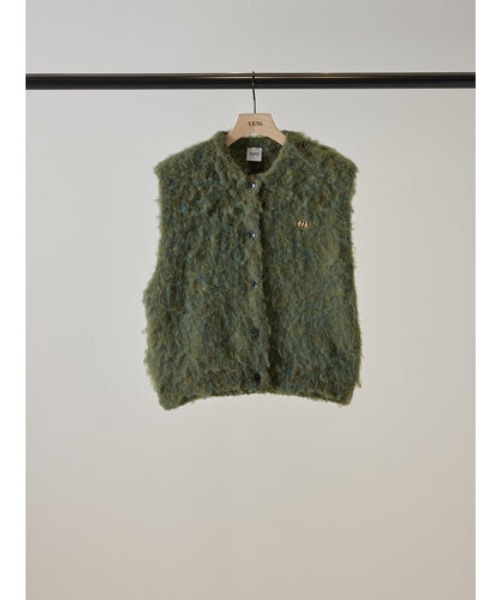 YENN ニット セーター 「 / イエン 」FLUFFY VEST フラッフィー