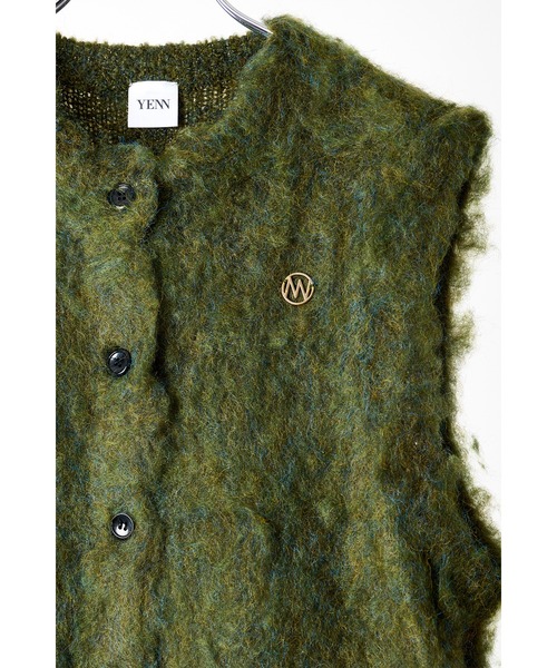 YENN ニット セーター 「 / イエン 」FLUFFY VEST フラッフィー