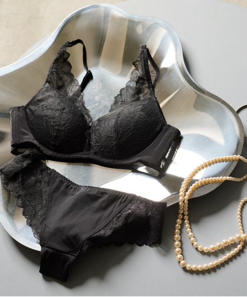 AMOSTYLE（アモスタイル） ブラジャー ショーツセット 雲ふわりブラ