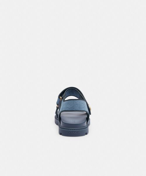 COACH 「COACH」 フラットサンダル 8 ブルー系その他 レディース