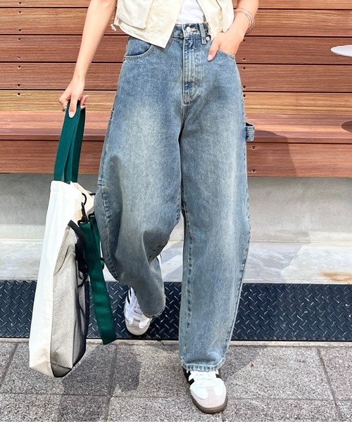 CPCM デニム スカイブルー CPCM 「CPCM」 加工デニムパンツ X-LARGE スカイブルー メンズ