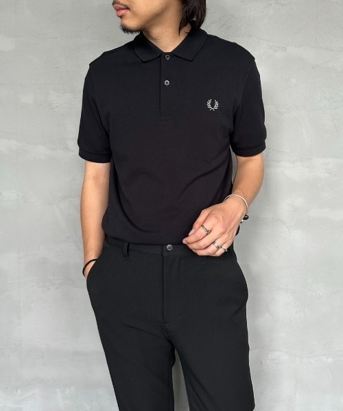 FRED PERRY ブラック ポロシャツ 半袖　レディース FRED PERRY ポロシャツ ポロ The Fred Perry Shirt - G3600