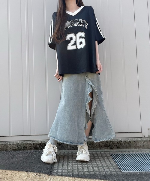 スカート NA スカート フリルスリットマーメイドスカート : ZOZOTOWN Yahoo!店