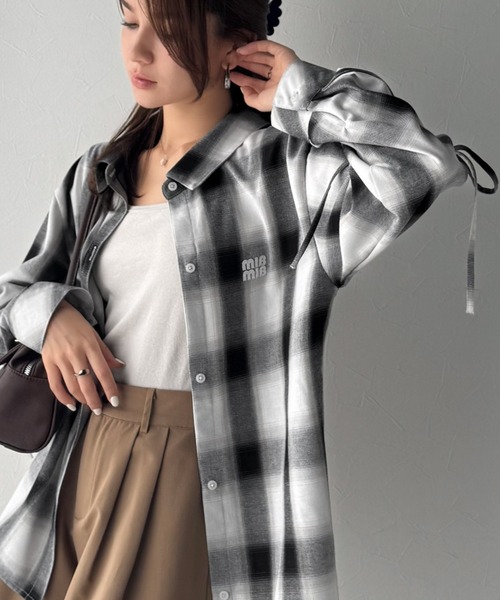 mily bilet ブラウス シャツ 「mily bilet」アレンジ自在！2way