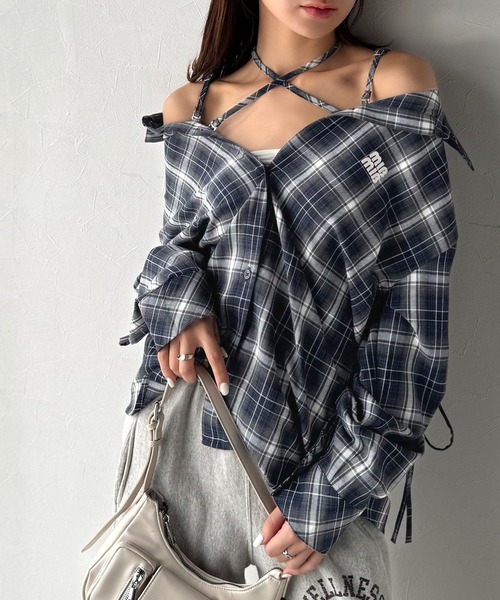 mily bilet ブラウス シャツ 「mily bilet」アレンジ自在！2way