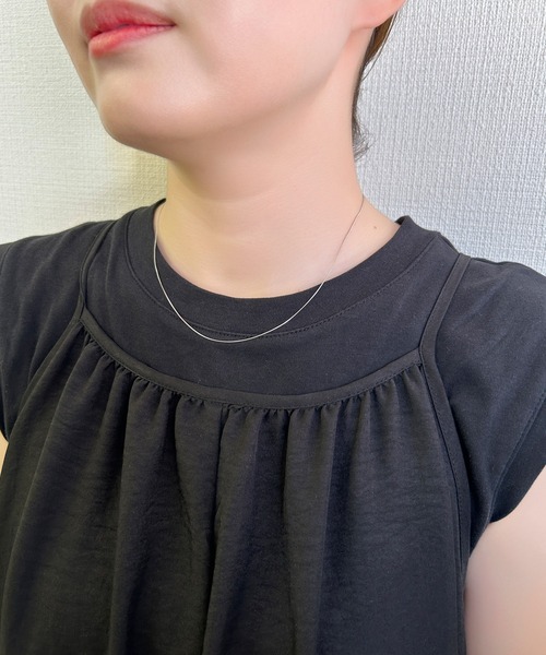 Qu様ご依頼品 Phoebe（フィービー） ネックレス 「金属アレルギー対応」ミニマル