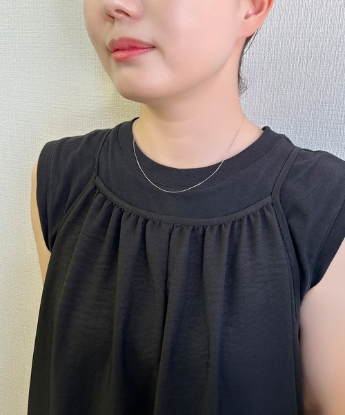 Qu様ご依頼品 Phoebe（フィービー） ネックレス 「金属アレルギー対応」ミニマル