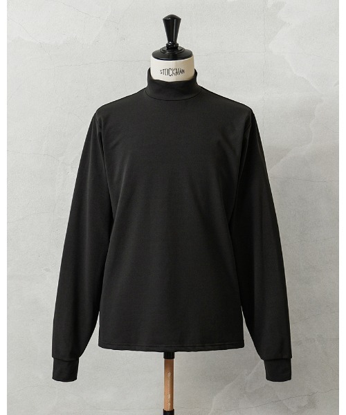 ブラック 長袖アンダーシャツ MILITARY（ミリタリー） tシャツ 実物 新品 デッドストック 米軍 MOCK