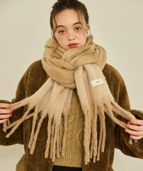 OLUN マフラー ストール volume mix color muffler/ボリュームミックス